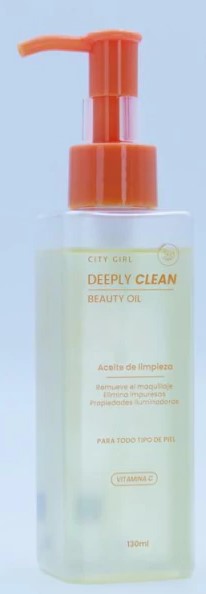 Aceite de limpieza facial vitamina C 130ml City Girl